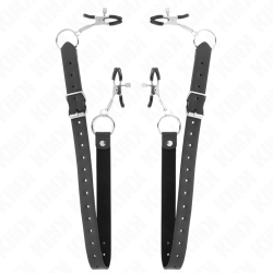KINK - PINZAS PARA CLÍTORIS 4 ENGANCHES AJUSTABLE 34-48 CM KINK NIPPLE GRIP