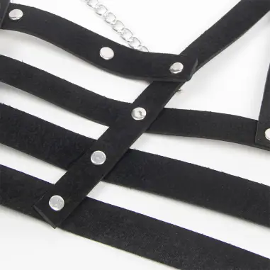 Arnés Forma Corset Detalle Cadenas Talla Única | Subblime