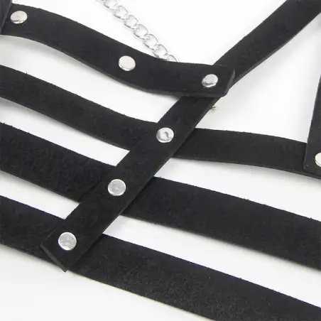Arnés Forma Corset Detalle Cadenas Talla Única | Subblime