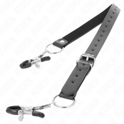 KINK - PINZAS PARA CLÍTORIS 4 ENGANCHES AJUSTABLE 34-48 CM KINK NIPPLE GRIP 2