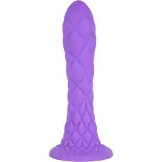 SILEXD - DREAMY DILDO FANTASY SILICONA LIQUIDA TERMOREACTIVO VIOLETA 18.5 CM