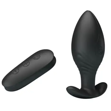 Regina Plug Anal Vibrador Recargable Negro | Pretty Love