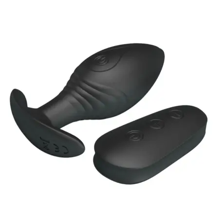 Regina Plug Anal Vibrador Recargable Negro | Pretty Love