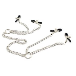 OHMAMA FETISH - 4 PINZAS PEZONES CON CADENAS OHMAMA FETISH 2