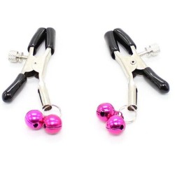 OHMAMA FETISH - PINZAS PEZONES CON CASCABEL ROSA OHMAMA FETISH 2
