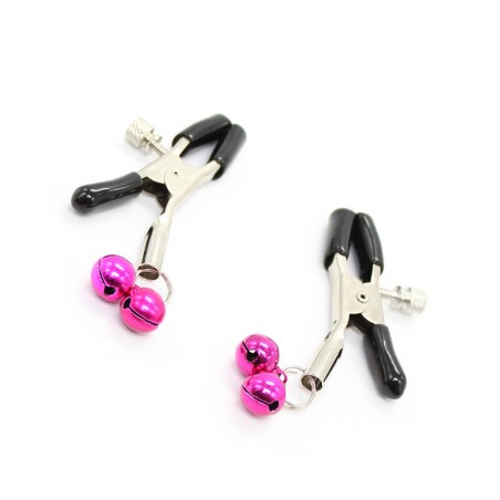 OHMAMA FETISH - PINZAS PEZONES CON CASCABEL ROSA OHMAMA FETISH
