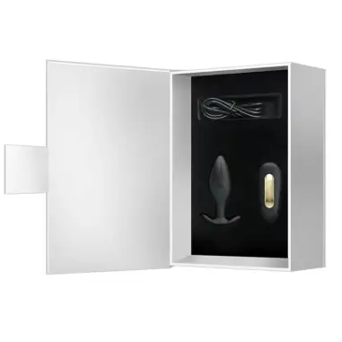 Regina Plug Anal Vibrador Recargable Negro | Pretty Love