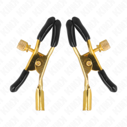 KINK - PINZAS PARA PEZONES DORADO 6 CM KINK NIPPLE GRIP 2