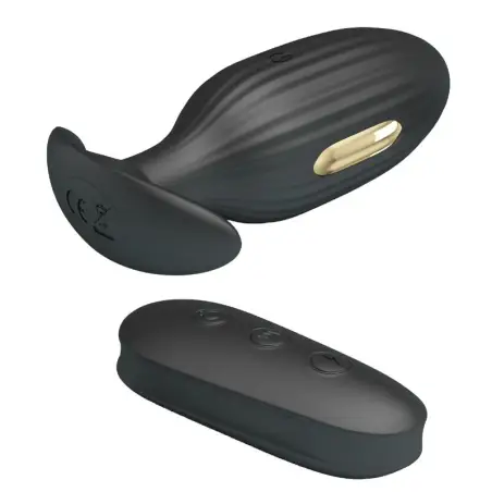 Kelly Plug Anal Vibrador Recargable Negro | Pretty Love