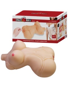 CRAZY BULL - DIANA TORSO FEMENINO REALISTA VAGINA Y ANAL 5 KG