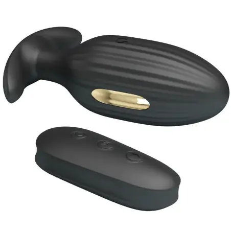 Kelly Plug Anal Vibrador Recargable Negro | Pretty Love