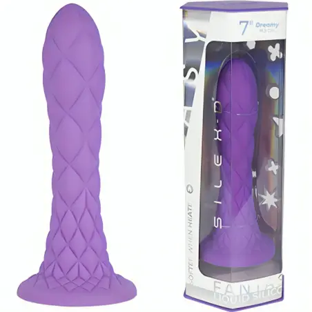 SilexD Dreamy Dildo Fantasy Termorreactivo Violeta 18.5