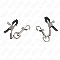 KINK - PINZAS PARA PEZONES CON GANCHO 6 CM KINK NIPPLE GRIP 2