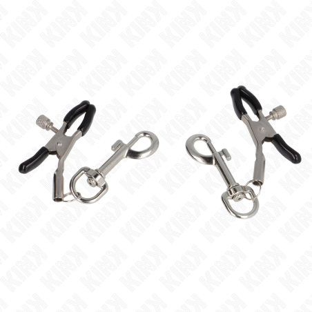 KINK - PINZAS PARA PEZONES CON GANCHO 6 CM KINK NIPPLE GRIP