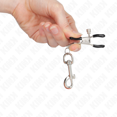 KINK - PINZAS PARA PEZONES CON GANCHO 6 CM KINK NIPPLE GRIP
