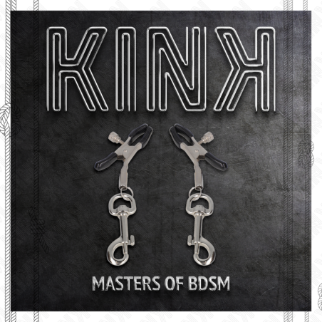 KINK - PINZAS PARA PEZONES CON GANCHO 6 CM KINK NIPPLE GRIP