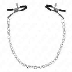 KINK - PINZAS PARA PEZONES CON CADENA GRUESA 30 CM KINK NIPPLE GRIP