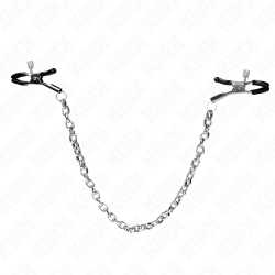 KINK - PINZAS PARA PEZONES CON CADENA GRUESA 30 CM KINK NIPPLE GRIP 2