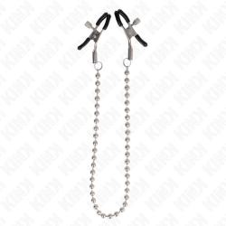 KINK - PINZAS PARA PEZONES CON CADENA DE BOLAS 30 CM KINK NIPPLE GRIP 2