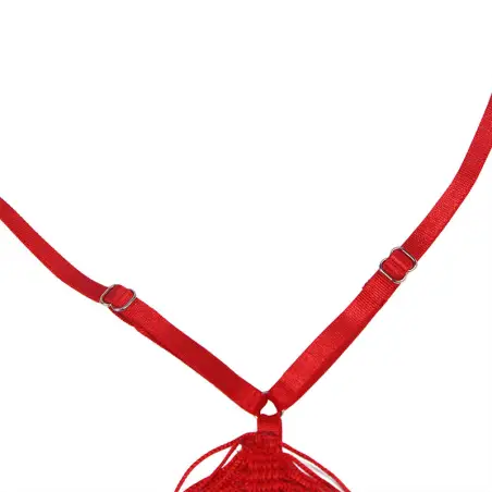 Vestido de Flecos + Tanga Rojo S/M | Subblime