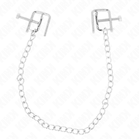 KINK - PINZAS PARA PEZONES COMPRESORA TORNILLO DE BANCO CON CADENA 30 CM KINK NIPPLE GRIP