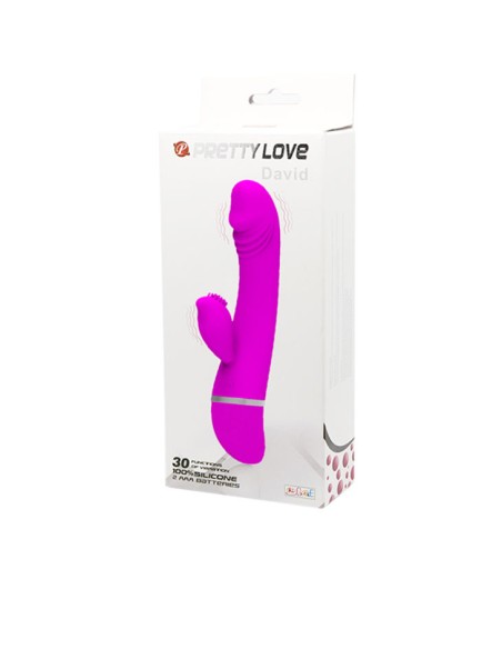 PRETTY LOVE - FLIRTATION VIBRADOR CON RABBIT DAVID 