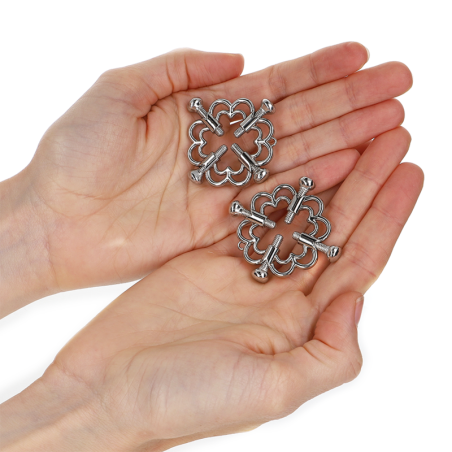 KINK - PINZAS PARA PEZONES FLOR METÁLICA KINK NIPPLE GRIP