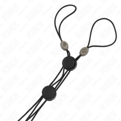 KINK - PINZAS PARA PEZONES DETALLE NEGRO CON ELÁSTICO NEGRO KINK NIPPLE GRIP 2