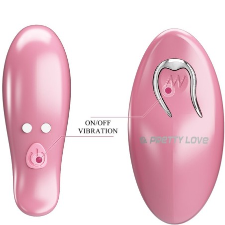 PRETTY LOVE - CAILEY PINZAS PARA PEZONES 10 VIBRACIONES CONTROL REMOTO ROSA PRETTY LOVE