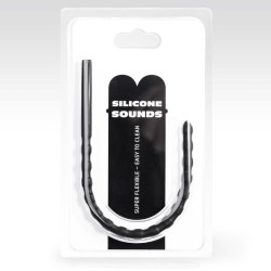 ALL BLACK - 8/10 MM SONDA URETRAL SILICONA ALL BLACK 2