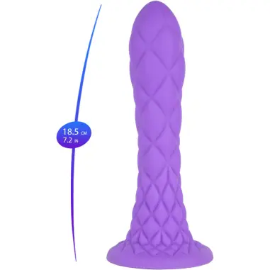 SilexD Dreamy Dildo Fantasy Termorreactivo Violeta 18.5