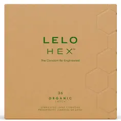 LELO - HEX ORGANIC PRESERVATIVO CAJA 36 UDS