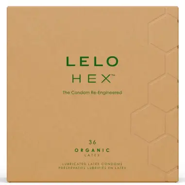 LELO - HEX ORGANIC PRESERVATIVO CAJA 36 UDS