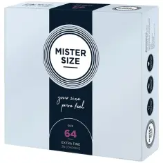 MISTER SIZE - PRESERVATIVOS TALLA XXL 64 MM (36 UNIDADES) 2