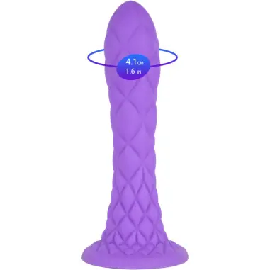 SilexD Dreamy Dildo Fantasy Termorreactivo Violeta 18.5