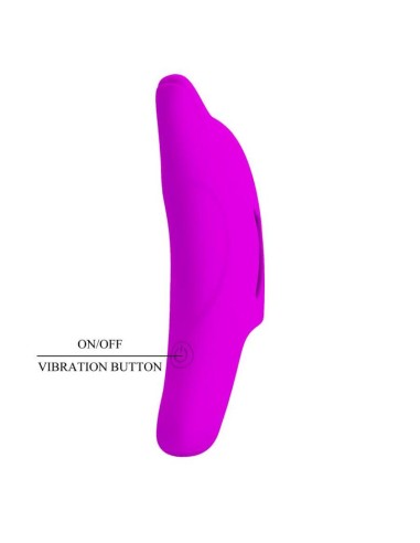 PRETTY LOVE - DELPHINI PODEROSO ESTIMULADOR DE DEDO MORADO 