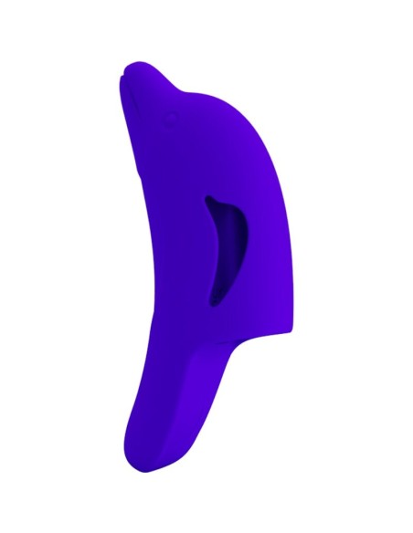 PRETTY LOVE - DELPHINI PODEROSO ESTIMULADOR DE DEDO AZUL OSCURO 