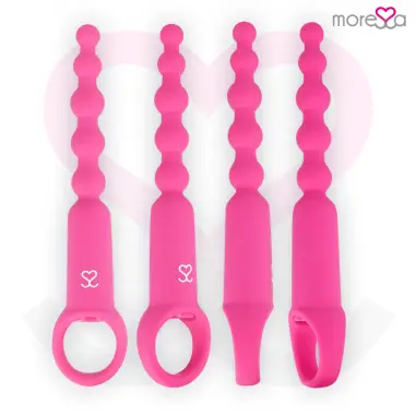 Ronie Potente Rosario Anal Control Remoto Rosa | Moressa