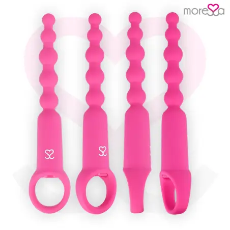 Ronie Potente Rosario Anal Control Remoto Rosa | Moressa