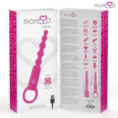 Ronie Potente Rosario Anal Control Remoto Rosa | Moressa