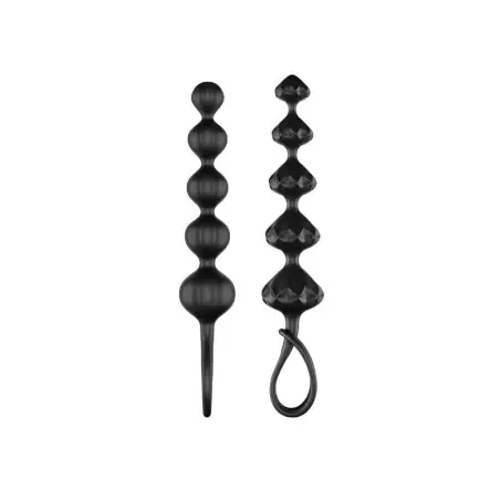 Love Beads Negro - Efecto Calor y Silicona Suave | Satisfyer