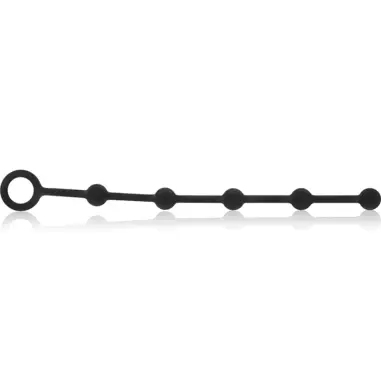 Korg Rosario Anal Iniciacion Silicona 21 cm | Black&silver