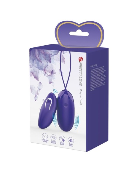 PRETTY LOVE - BERGER YOUTH HUEVO VIBRADOR CONTROL REMOTO VIOLETA 