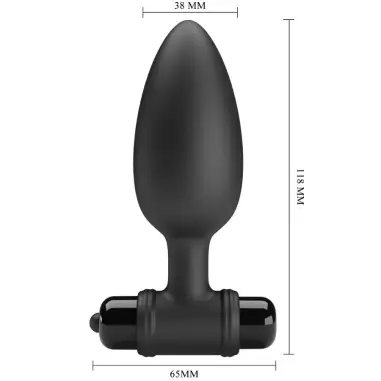 Plug Anal Super Power con Vibración - 10 Funciones | MR Play
