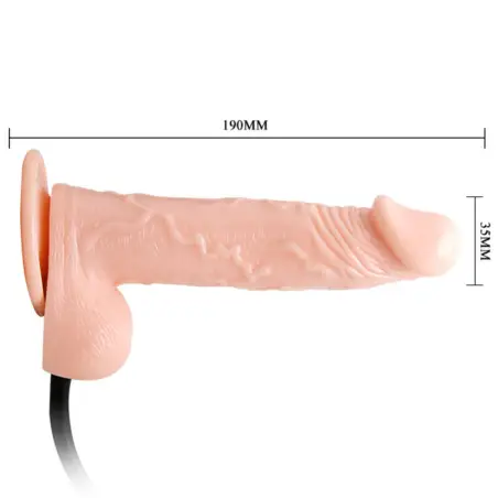 Inflatable Dildo Hinchable Realístico con Ventosa 15 cm