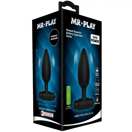 Plug Anal Super Power con Vibración - 10 Funciones | MR Play