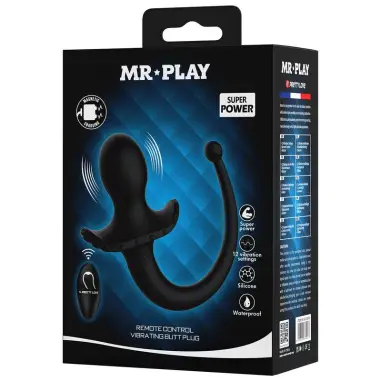 Vibrador Anal y Perineal con Control Remoto Inalámbrico