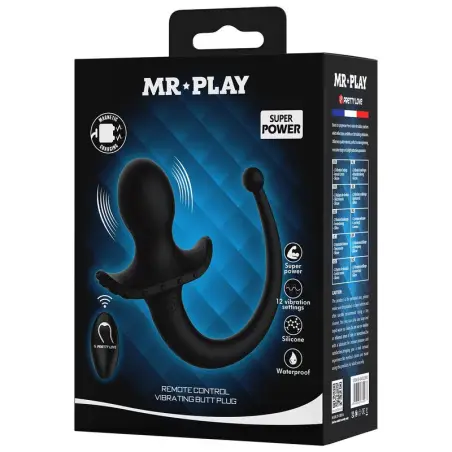 Vibrador Anal y Perineal con Control Remoto Inalámbrico