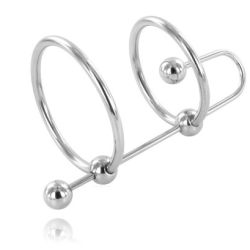 METAL HARD - EXTREME ANILLO CON STOP URETRA METAL HARD