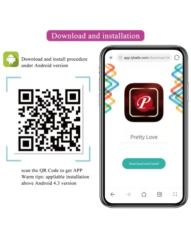 PRETTY LOVE - JAYLEEN VIBRADOR APP CONTROL REMOTO LILA 